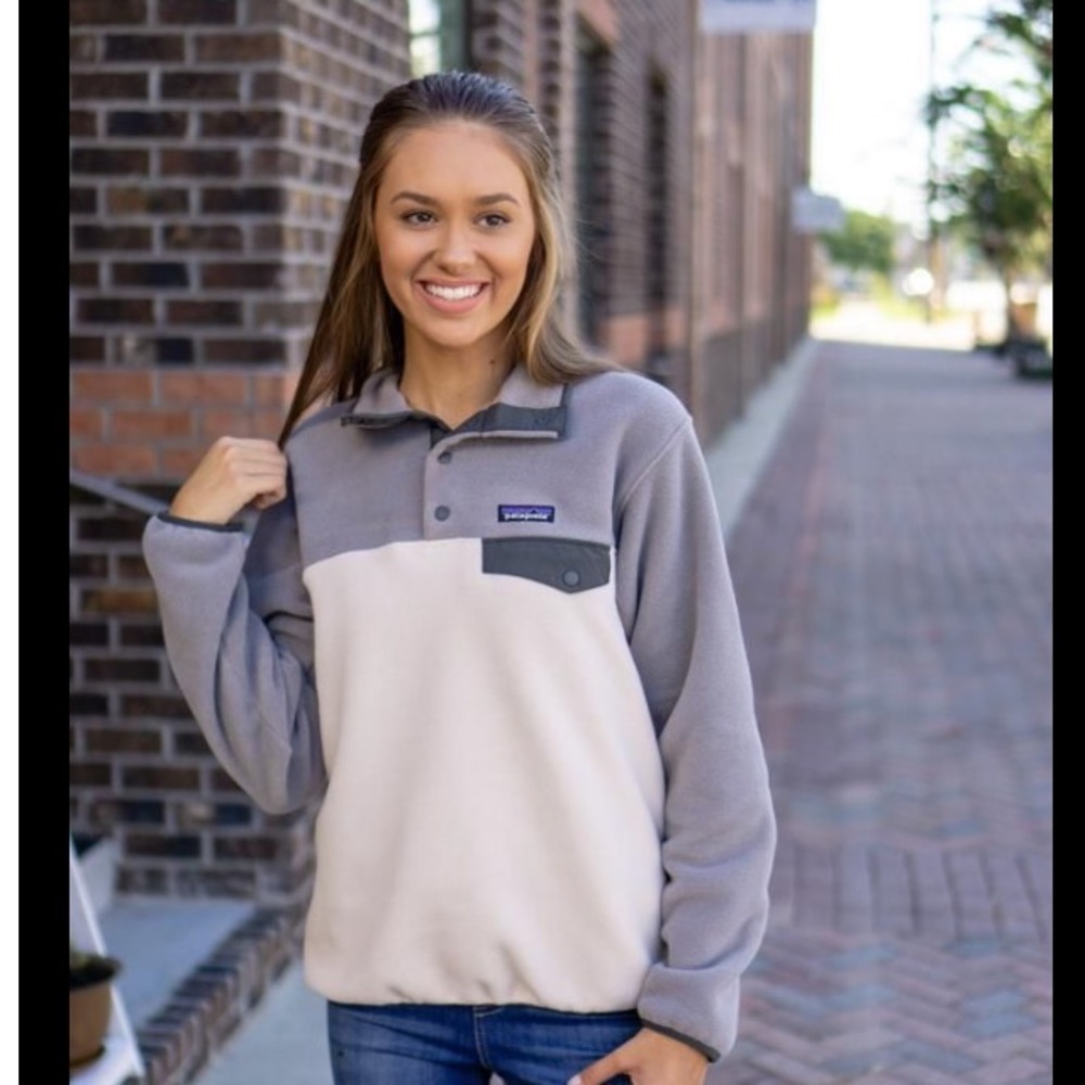 Patagonia Synchilla Snap T Fleece Size L Purple